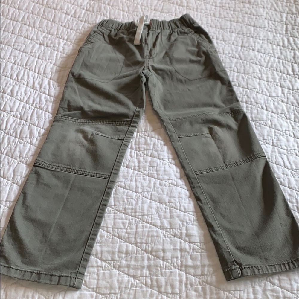 Boys size 6 straight pants with tie waistband